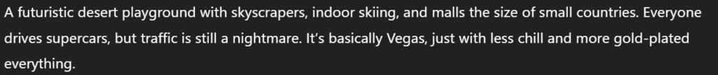Brutal City Roasts by ChatGPT